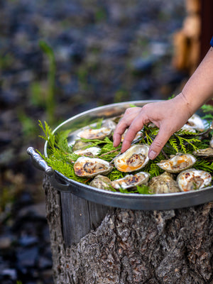  Grilled Island Creek Oysters with Chile Garlic Butter Recipe | Weston Table 