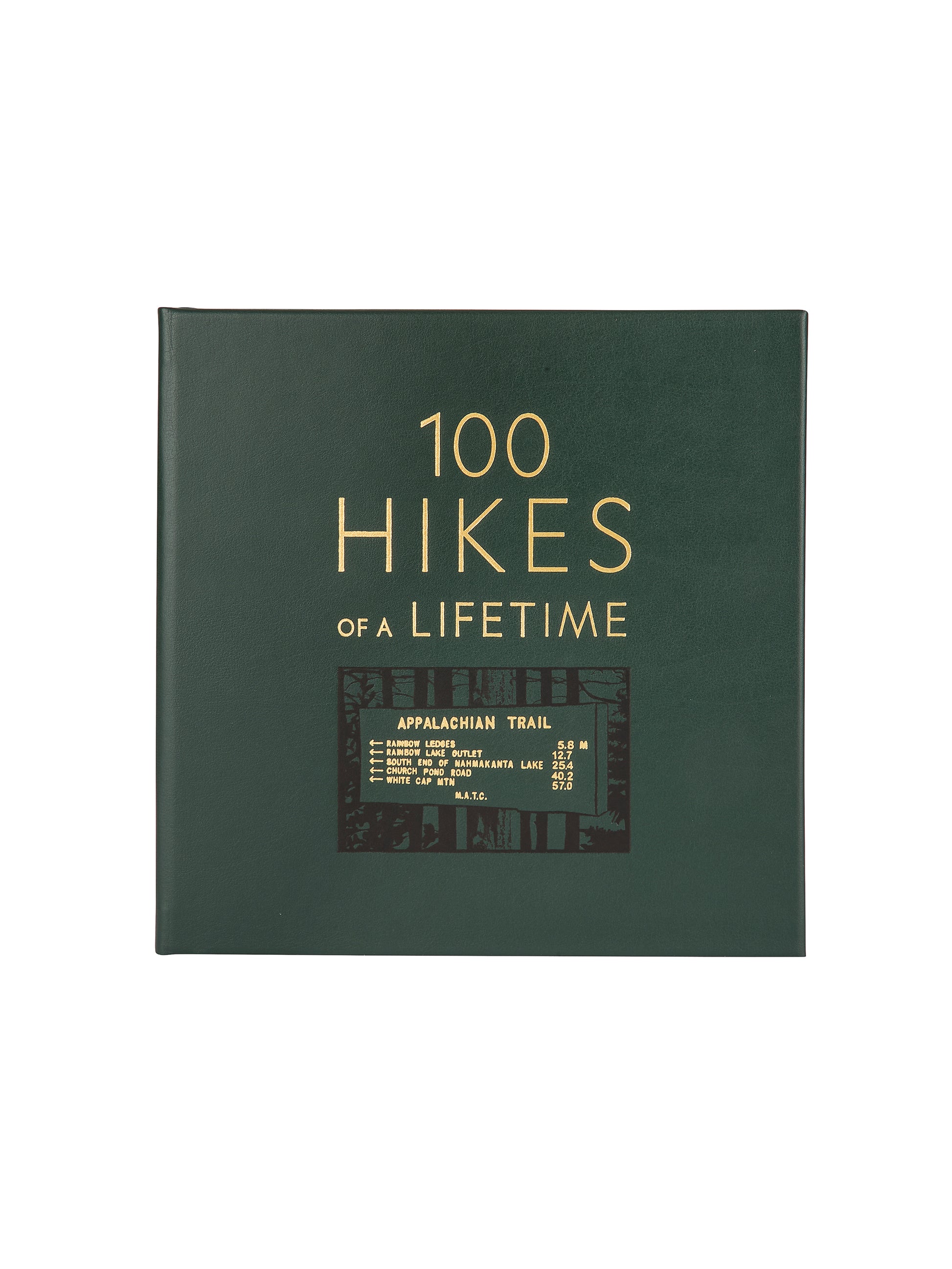 100 Hikes of A Lifetime Leather Bound Edition Weston Table
