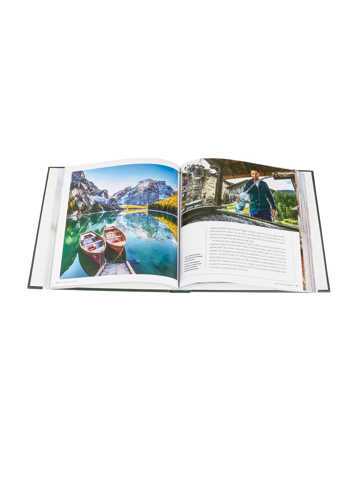 100 Hikes of A Lifetime Leather Bound Edition Weston Table