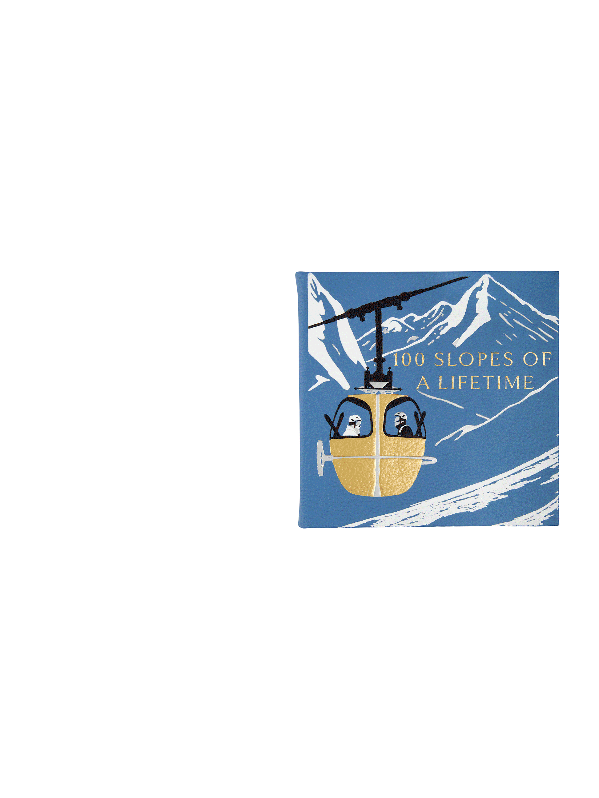 100 Slopes of a Lifetime Leather Bound Edition Weston Table