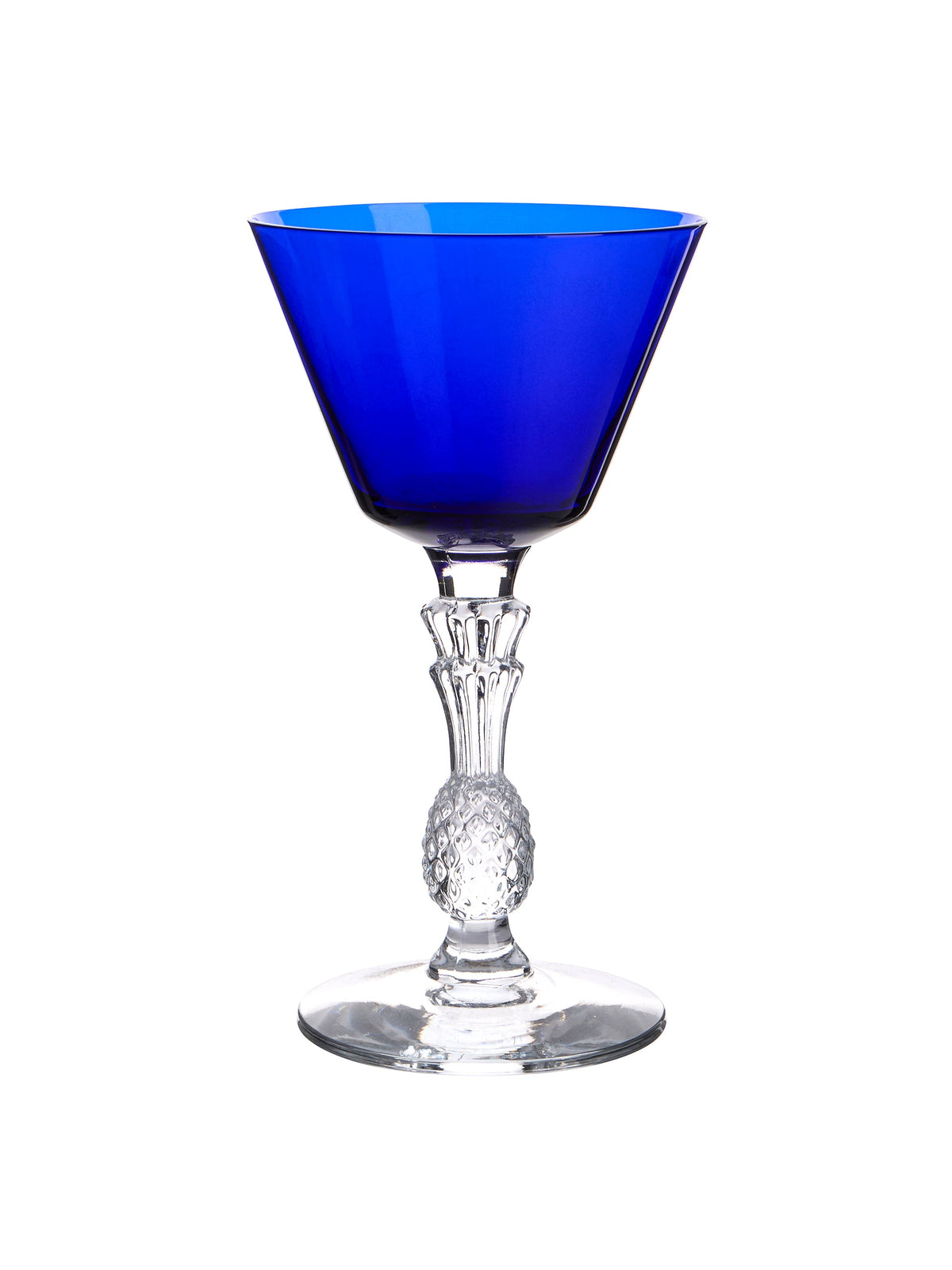 Vintage 1930s Morgantown Blue Cobalt Plantation Cocktail Glasses Weston Table