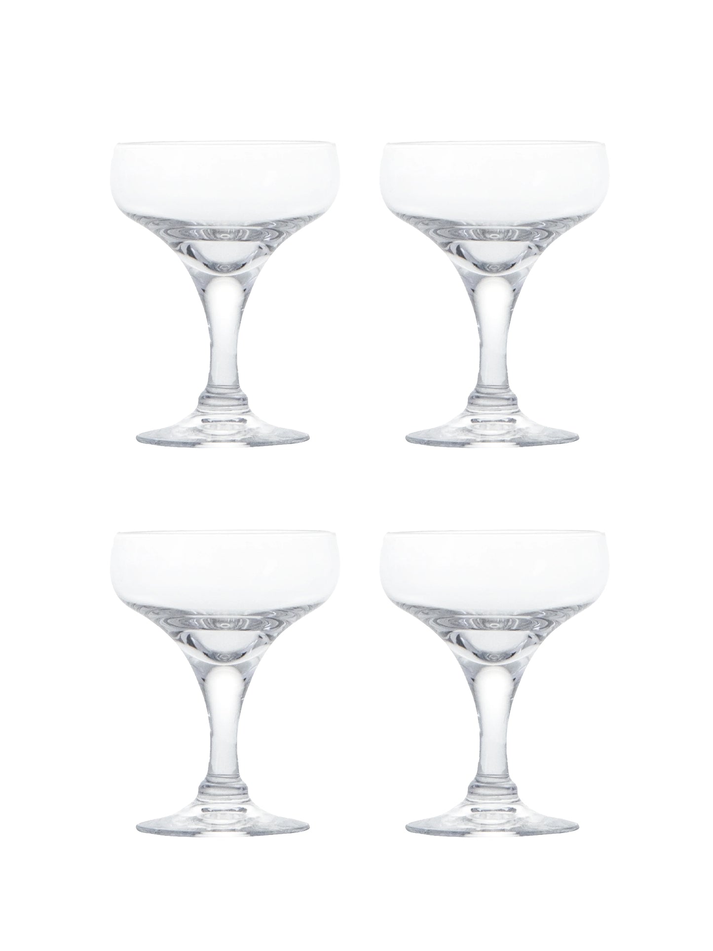 Vintage 1950s Swedish Schnapps Cocktail Coupes Set of Four