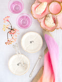Absinthe Coasters Light Blue & Gold Weston Table