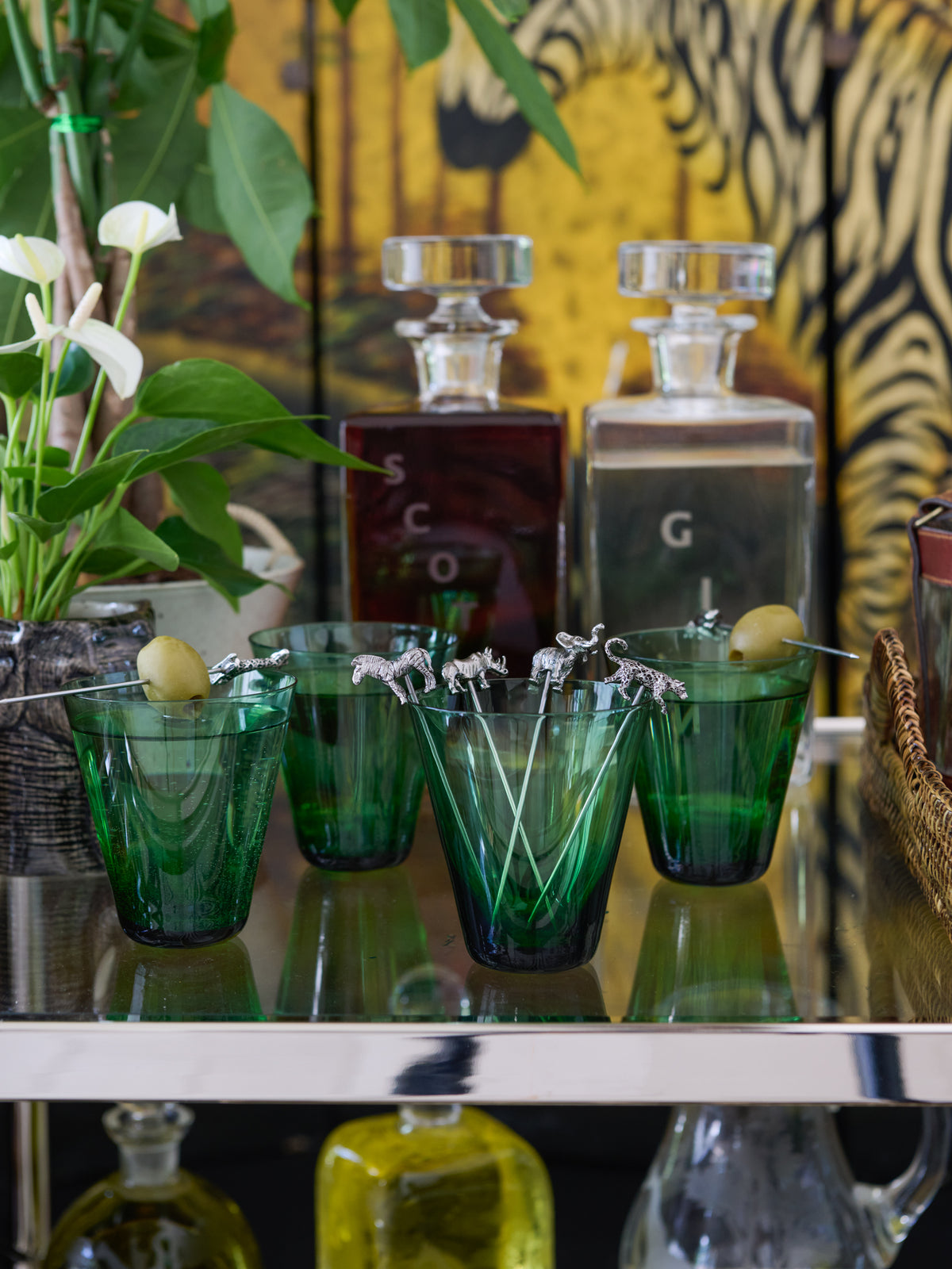 African Safari Cocktail Picks Weston Table