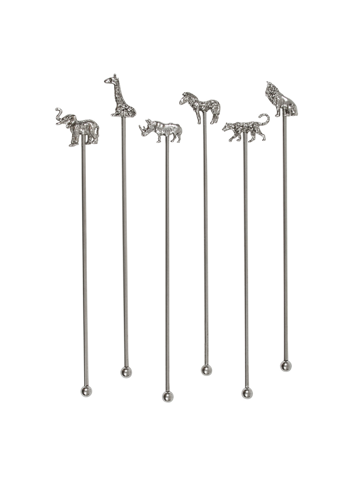 African Safari Swizzle Sticks Weston Table