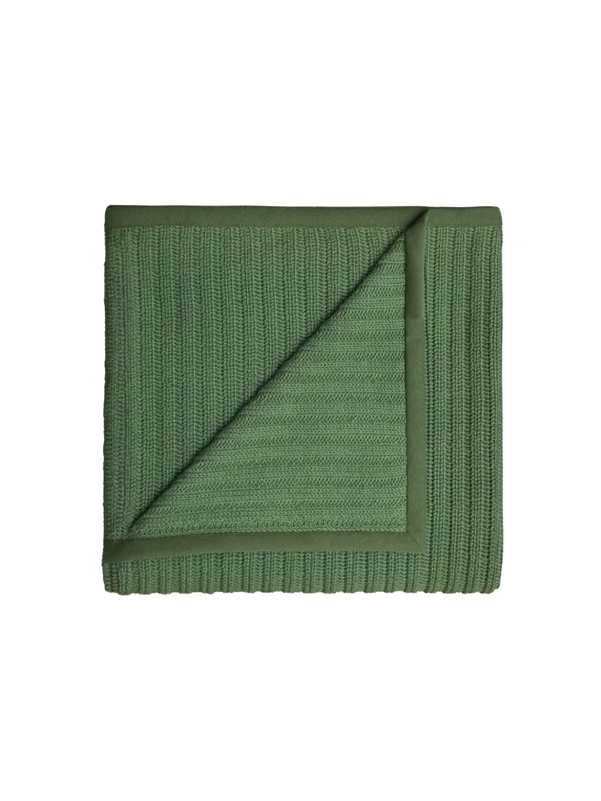 Alicia Adams Evergreen Rib Throw Weston Table