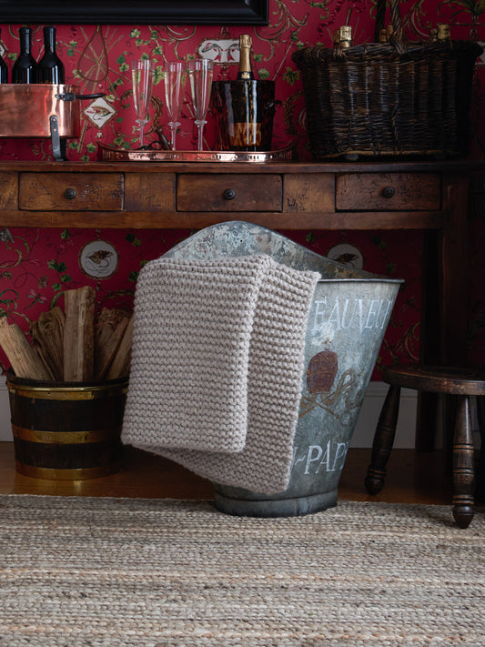 Alicia Adams Alpaca Morgan Throw Taupe Weston Table