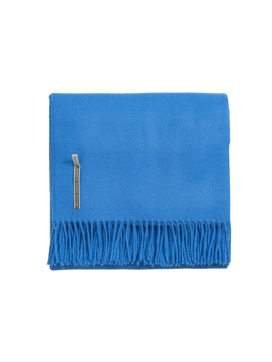 Alicia Adams Alpaca Ocean Blue Classic Throw Weston Table
