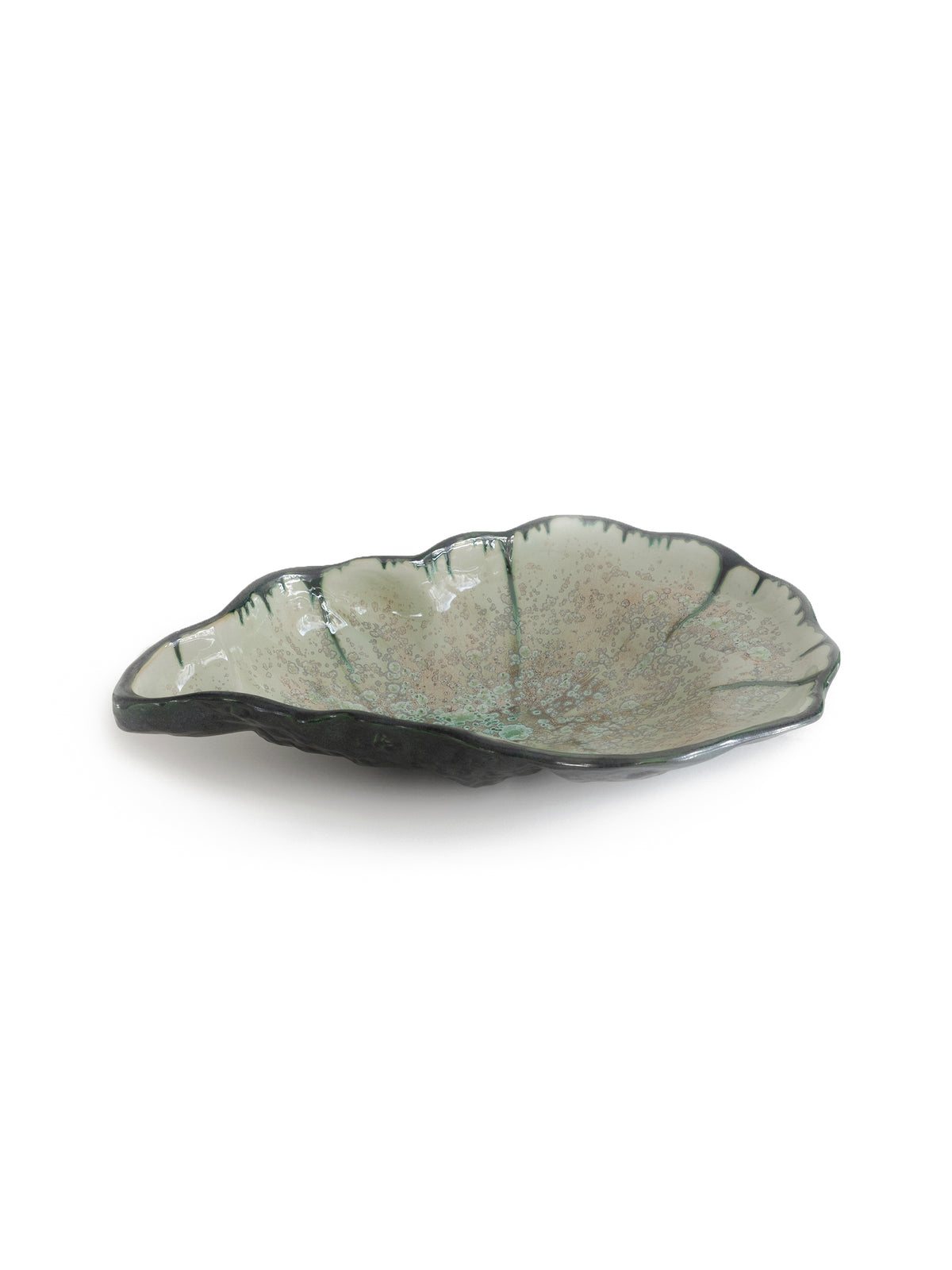 Mint and Charcoal Oyster Coffee Table Bowl Weston Table