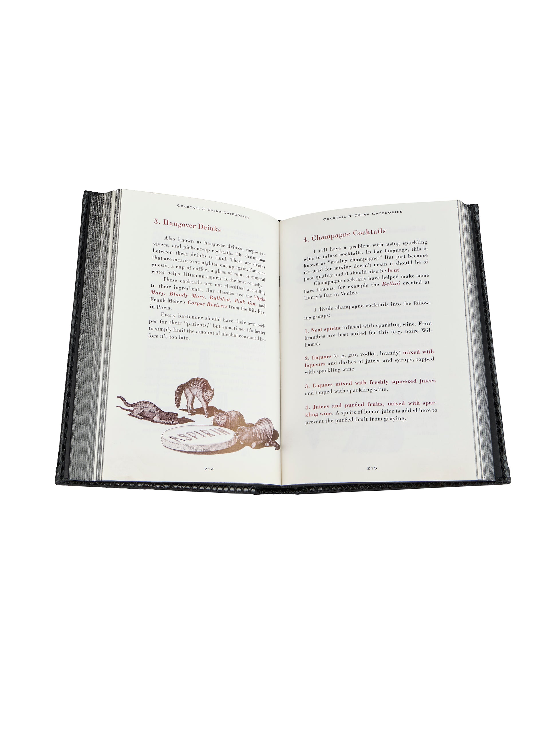 American Bar Leather Bound Edition Weston Table