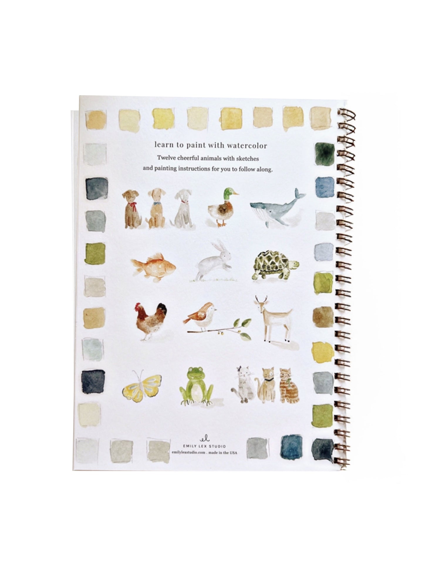 Animals Watercolor Gift Set Weston Table