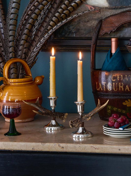 Antler Candlestick Pair Weston Table