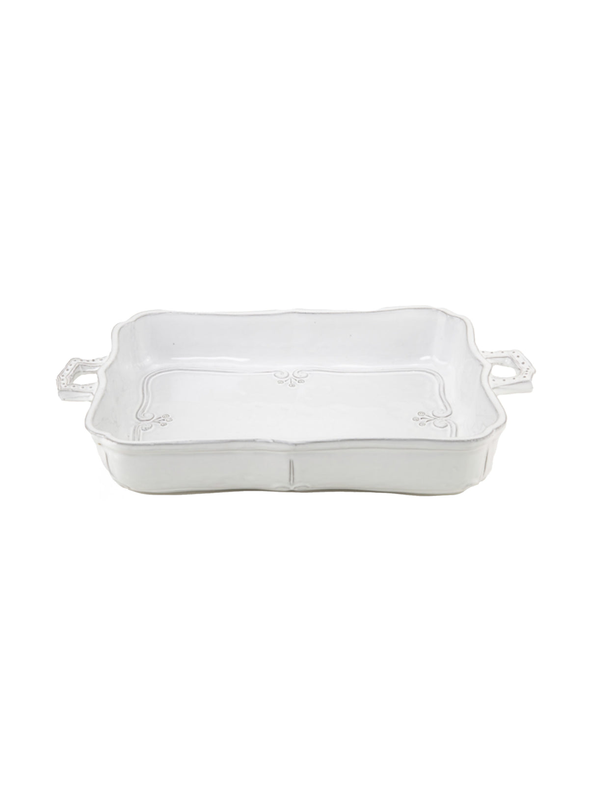 Arte Italica Bella Bianca Rectangular Lasagna Dish Weston Table