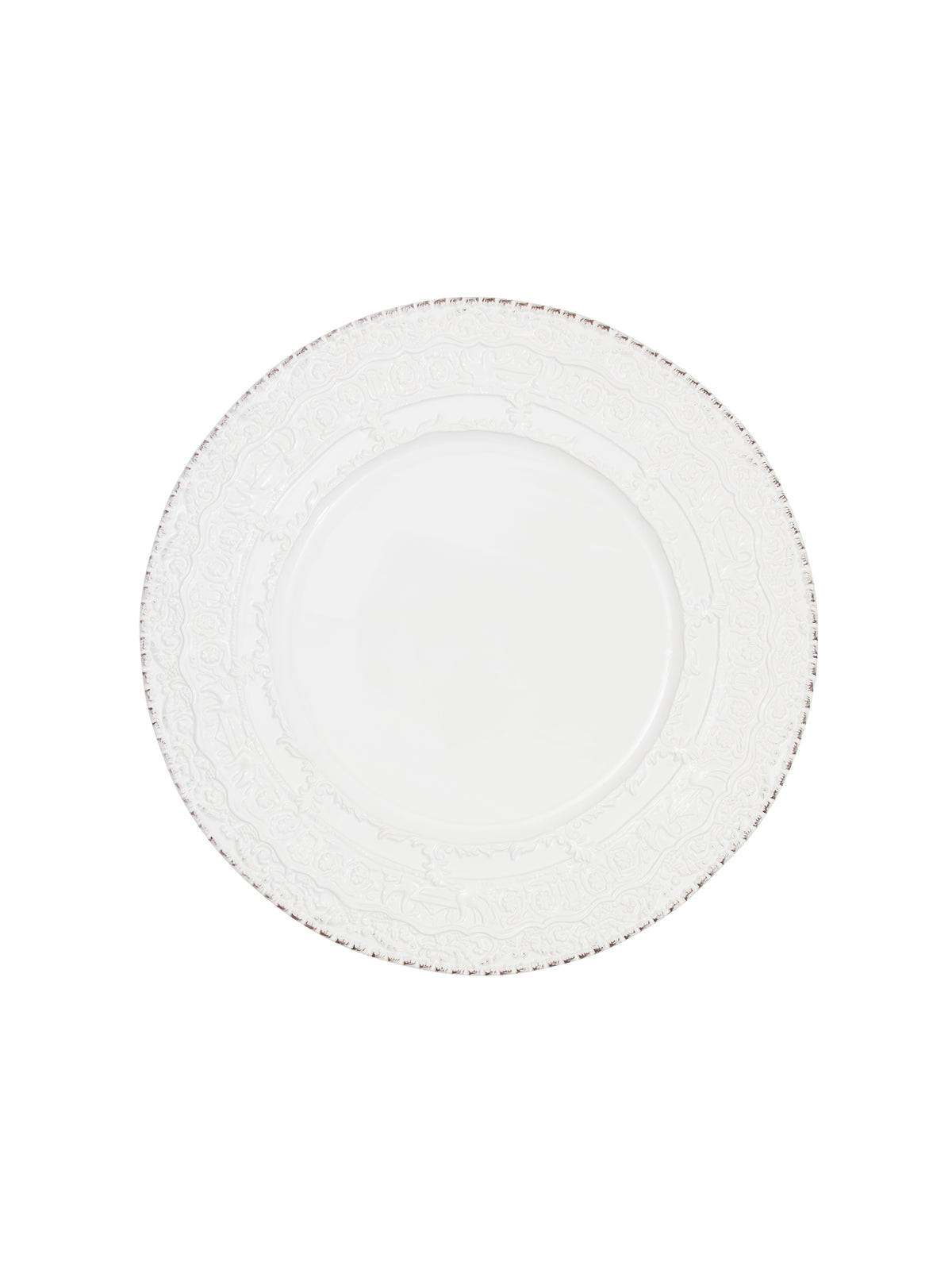 Arte Italica Renaissance White Charger Weston Table