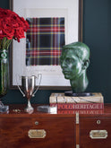 Batu Bronze Verdigris Bust Weston Table
