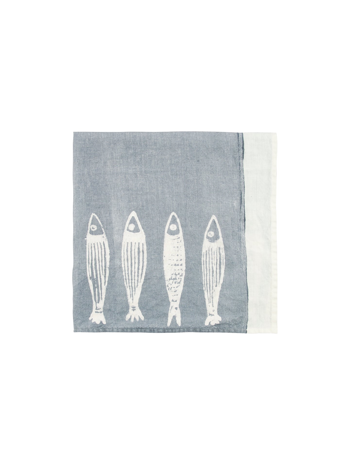Bertozzi Fish Chambray Linen Collection Weston Table