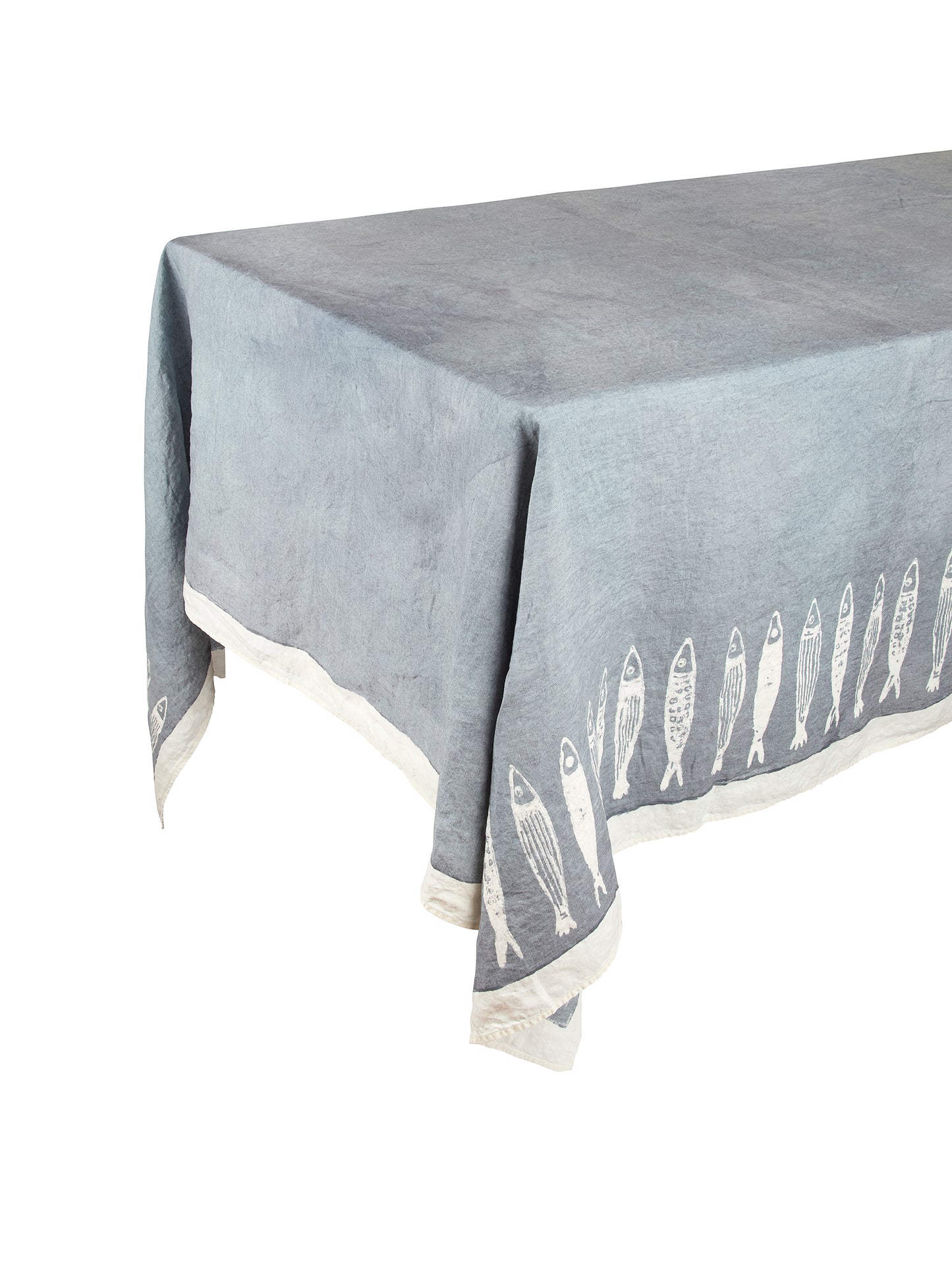 Bertozzi Fish Chambray Linen Collection Weston Table