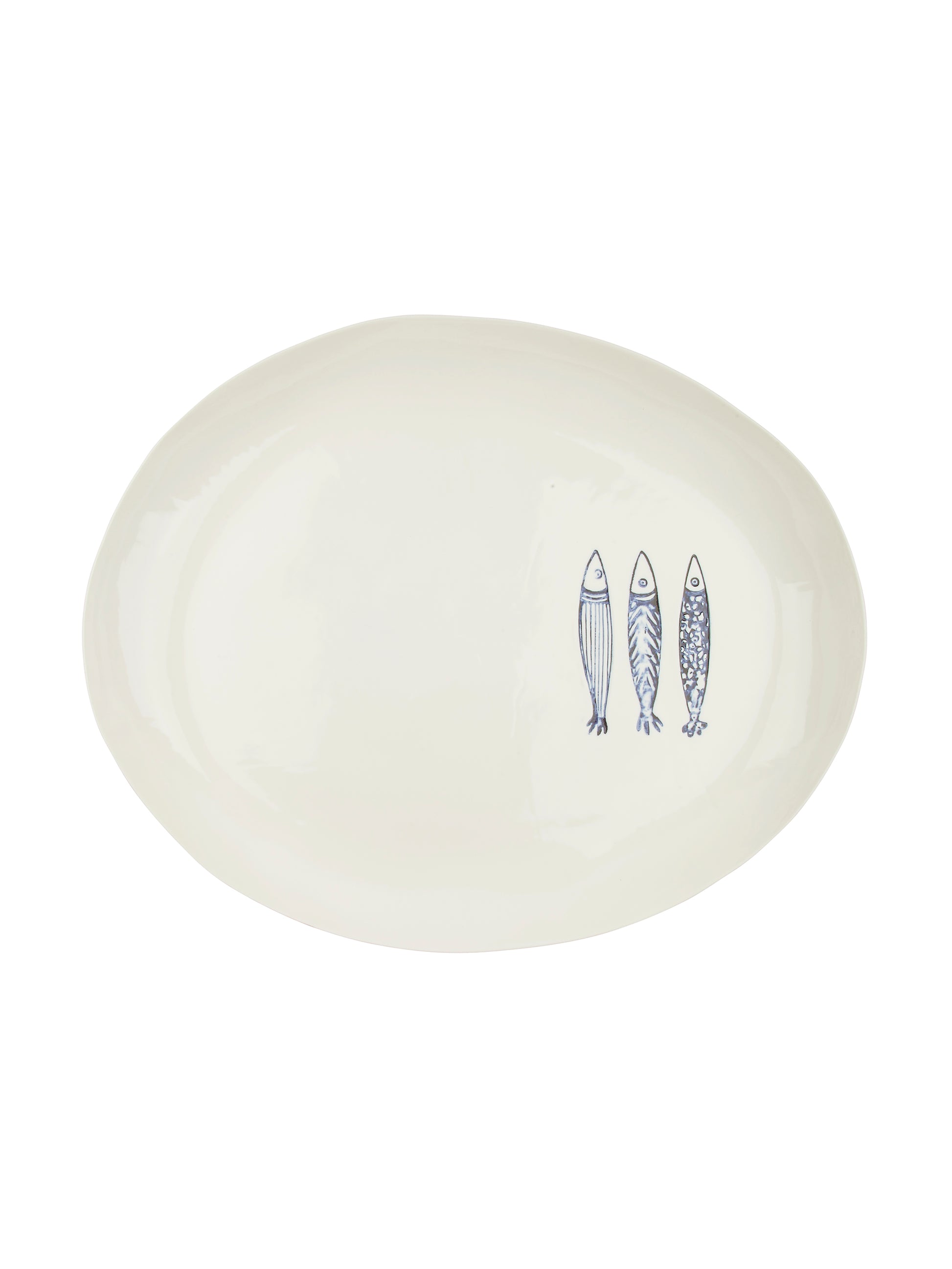 Bertozzi Fish Trio XL Oval Serving Platter Weston Table