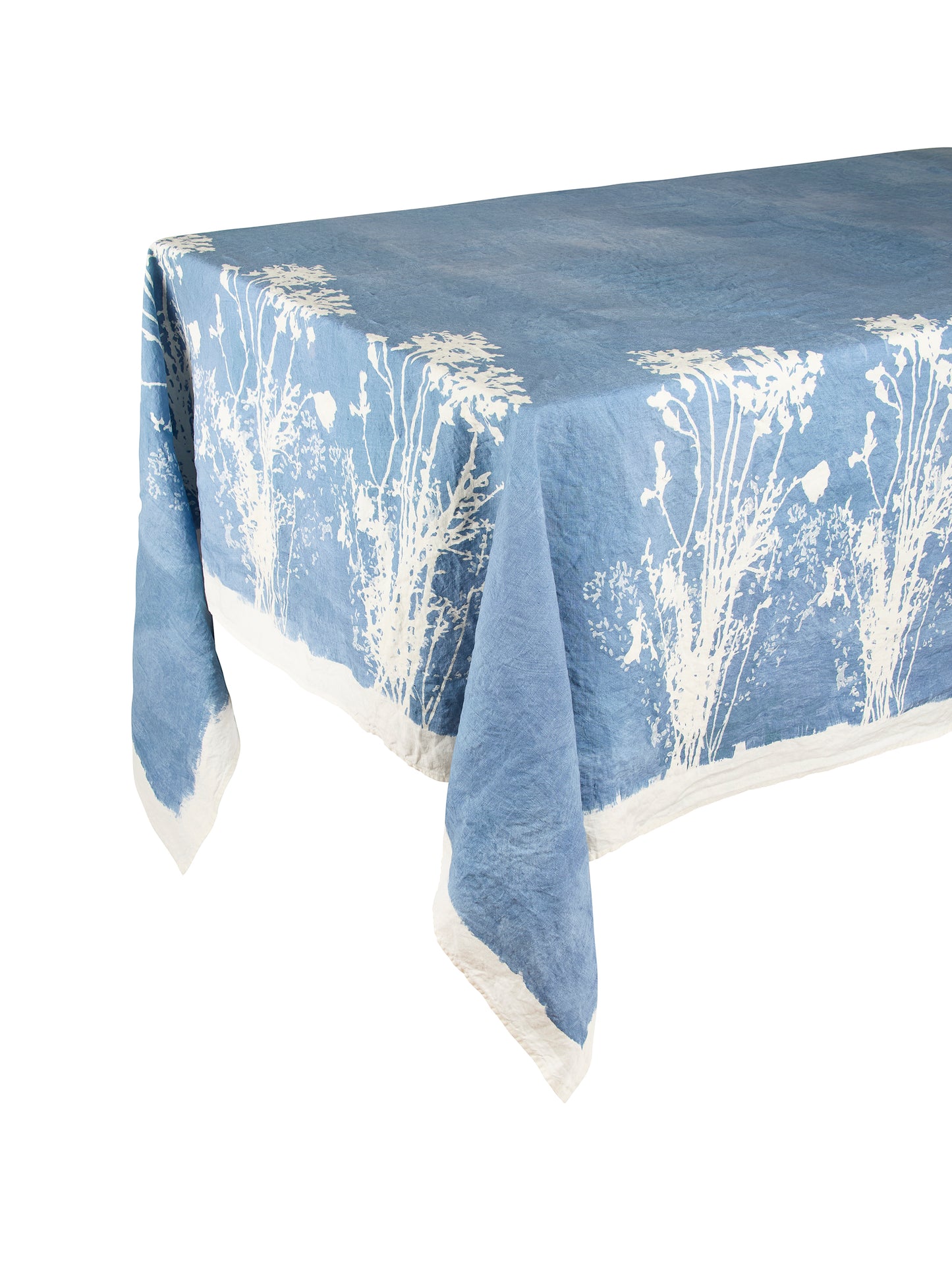 Bertozzi Wildflowers Blue Linen Collection Weston Table