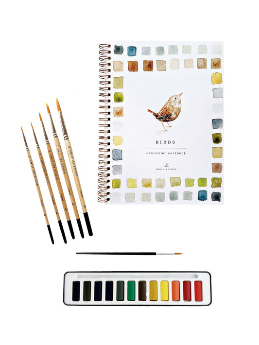 Birds Watercolor Gift Set Weston Table