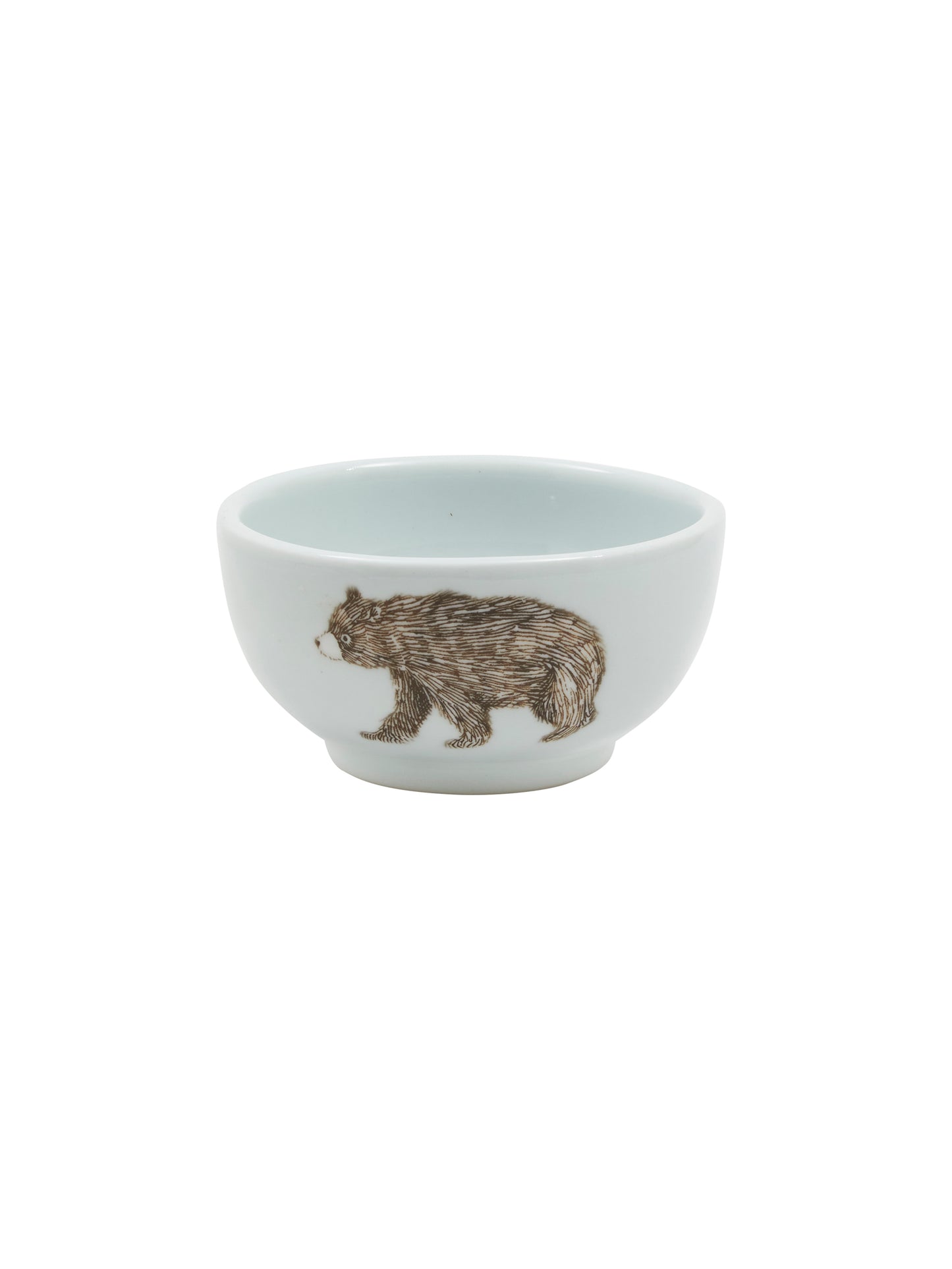 Black Bear Ceramic Bowl Small White Weston Table