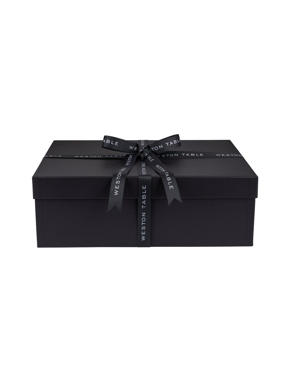 Black Gift Box with Lid Weston Table
