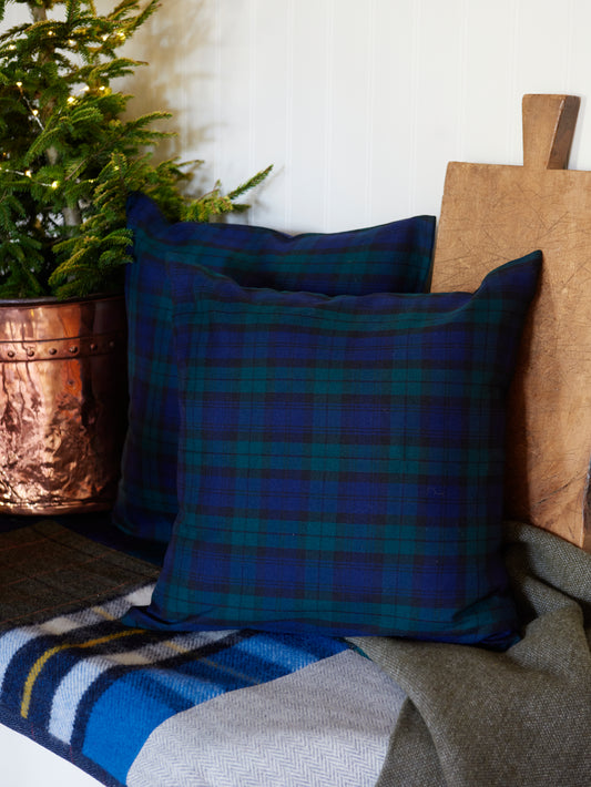 Black Watch Tartan Pillow Weston Table