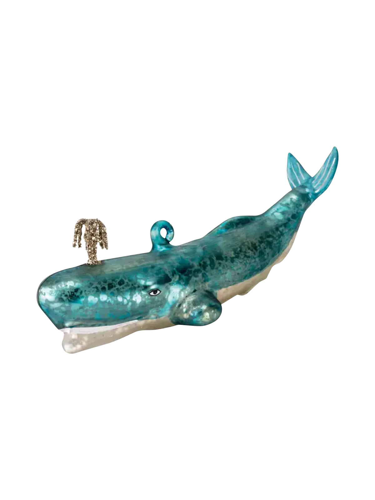 Blue Whale Glass Ornament Weston Table