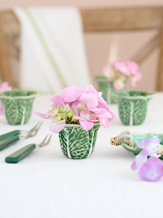 Bordallo Pinheiro Cabbage Egg Cups Weston Table