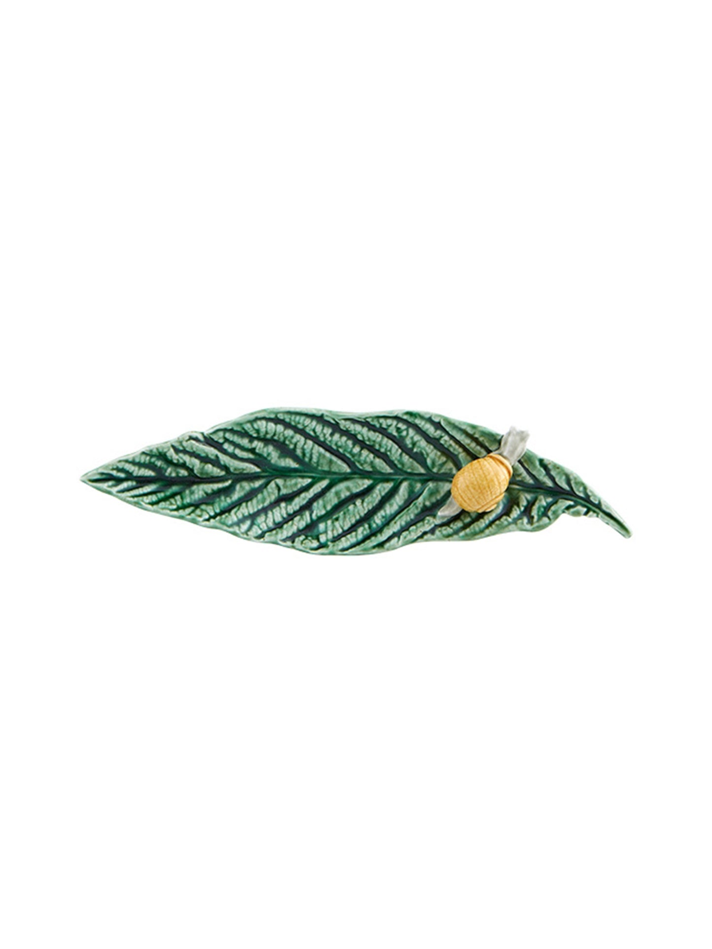 Bordallo Pinheiro Medlar Leaf with Snail Weston Table