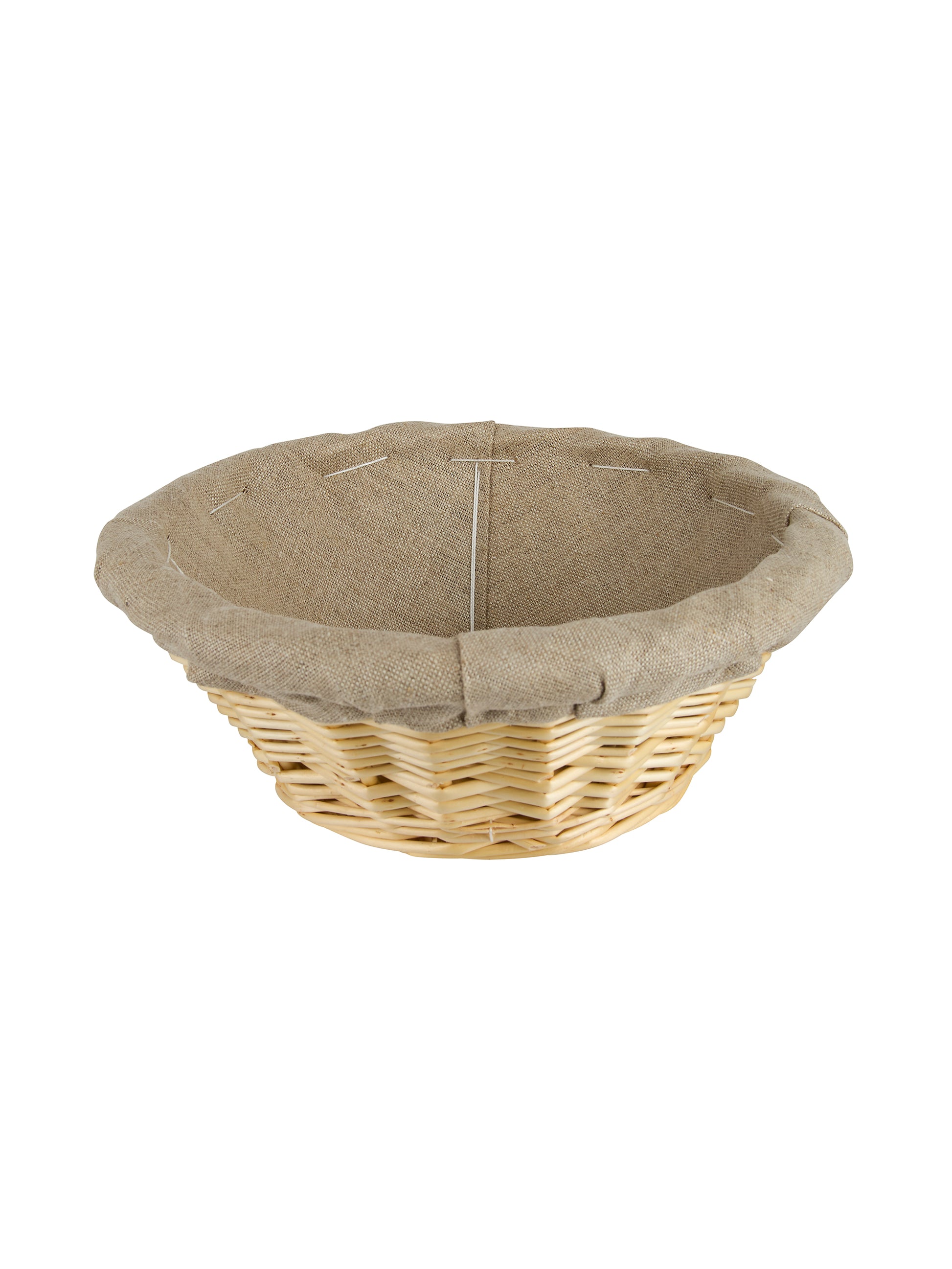 Bread Rising Linen Lined Wicker Basket Weston Table