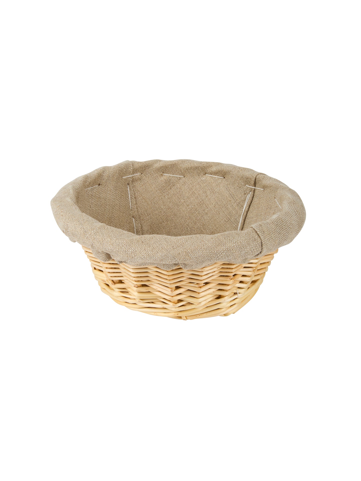 Bread Rising Linen Lined Wicker Basket Weston Table