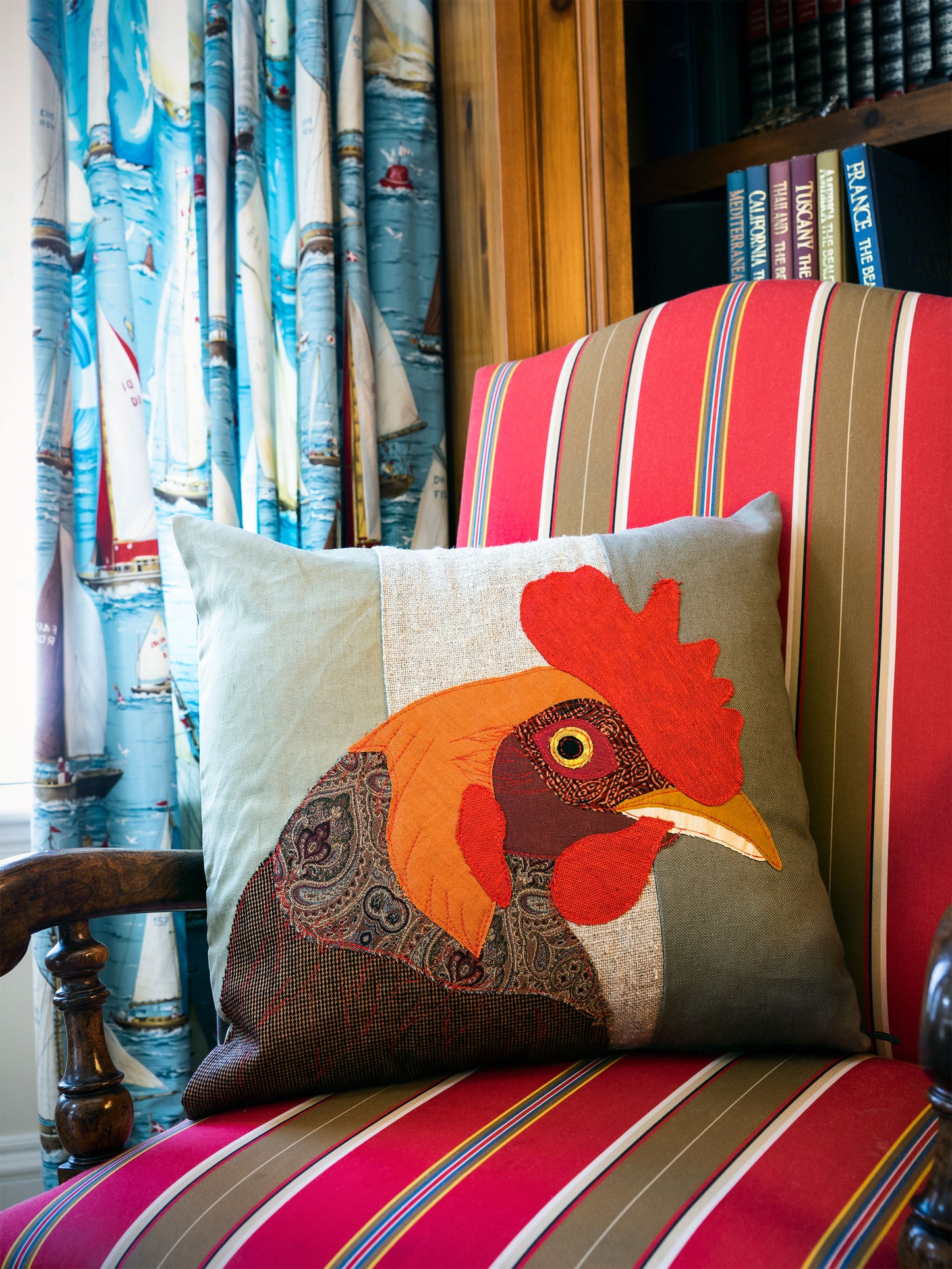 Carola van Dyke Becky Chicken Pillow Weston Table