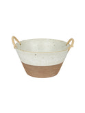 Ceramic Rattan Handle Bowl Weston Table