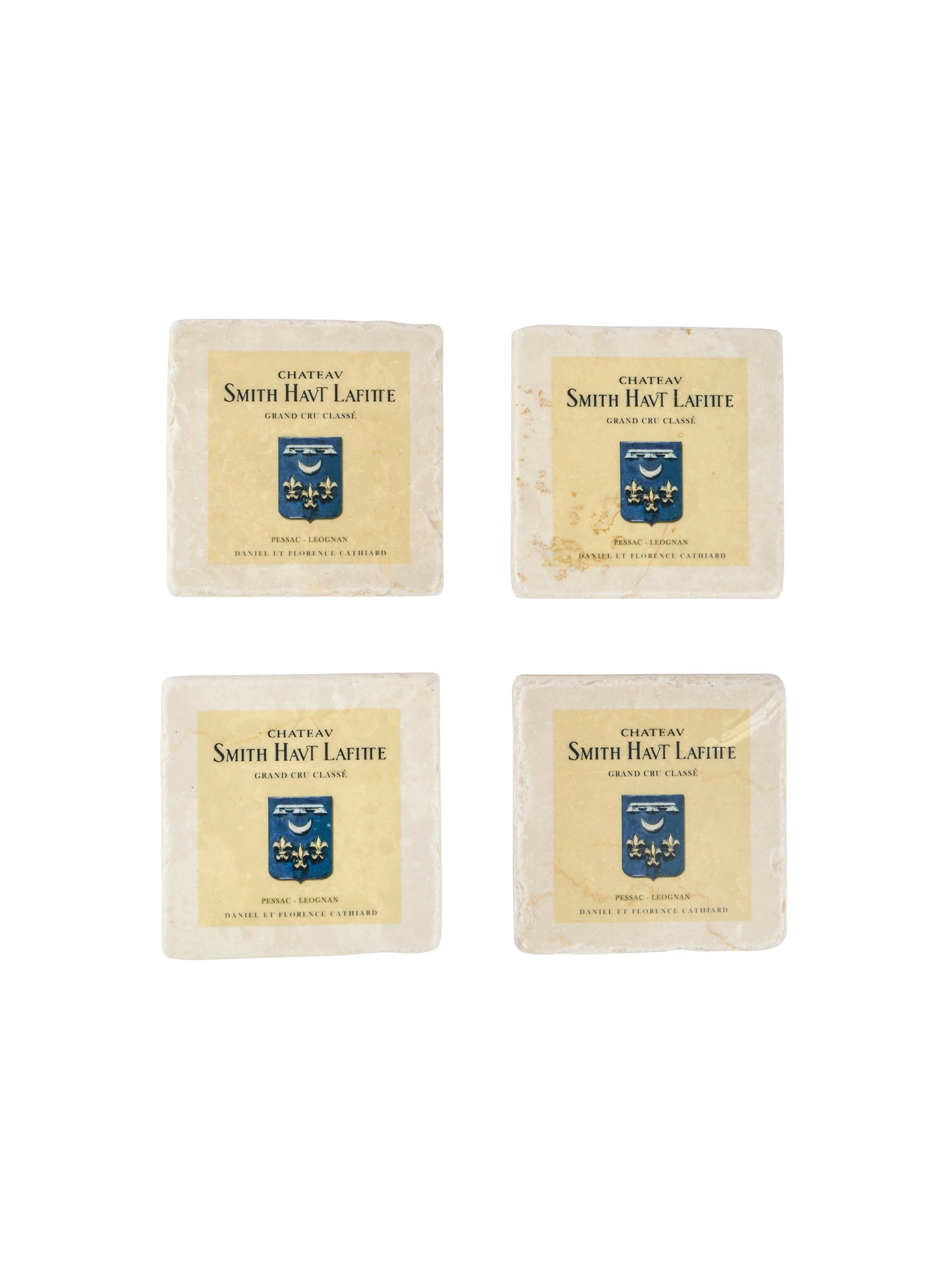 Chateau Smith Haut Lafitte Limestone Coaster