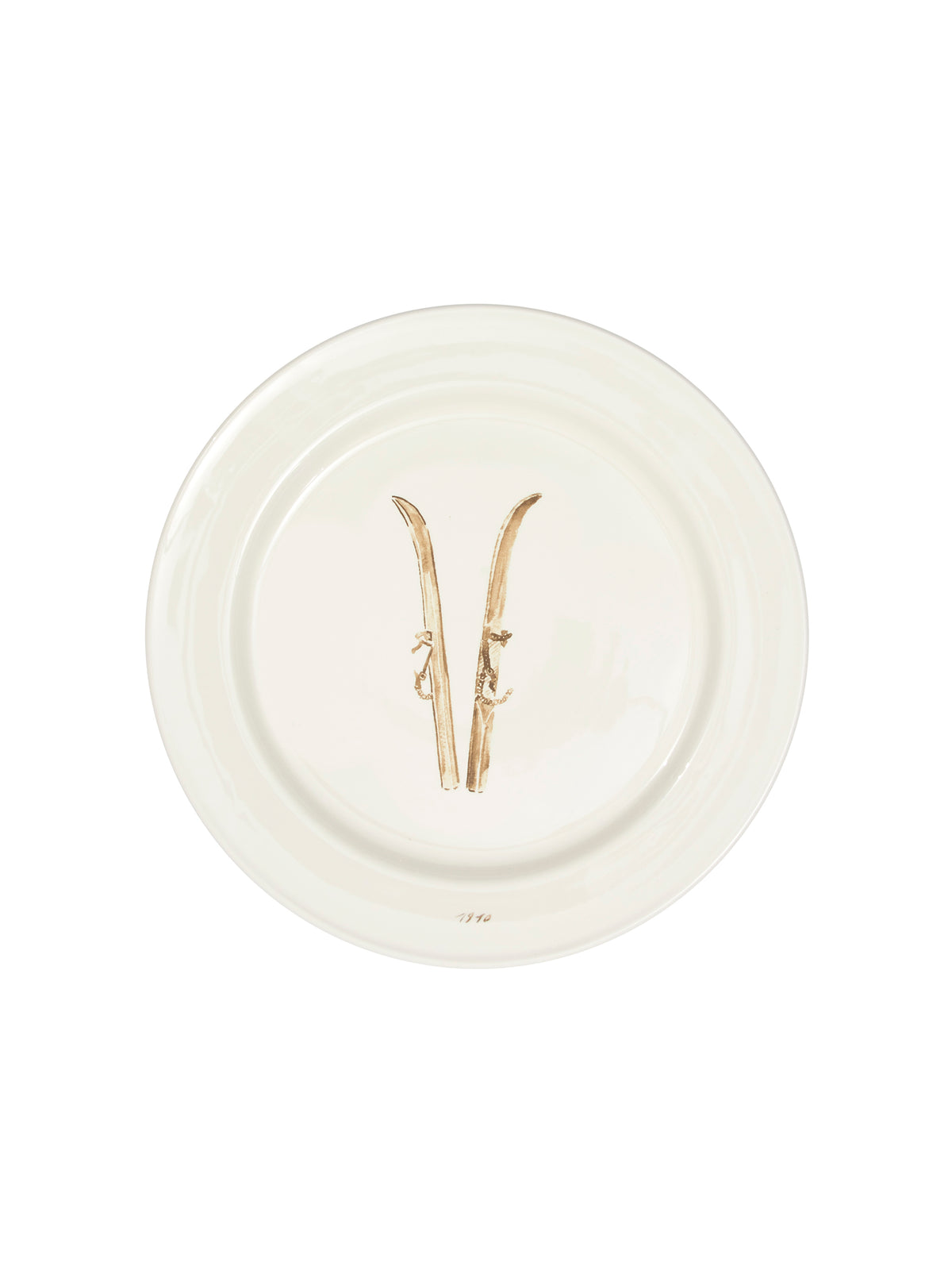 Chehoma Acentielle Ski Dinner Plate Skis Weston Table
