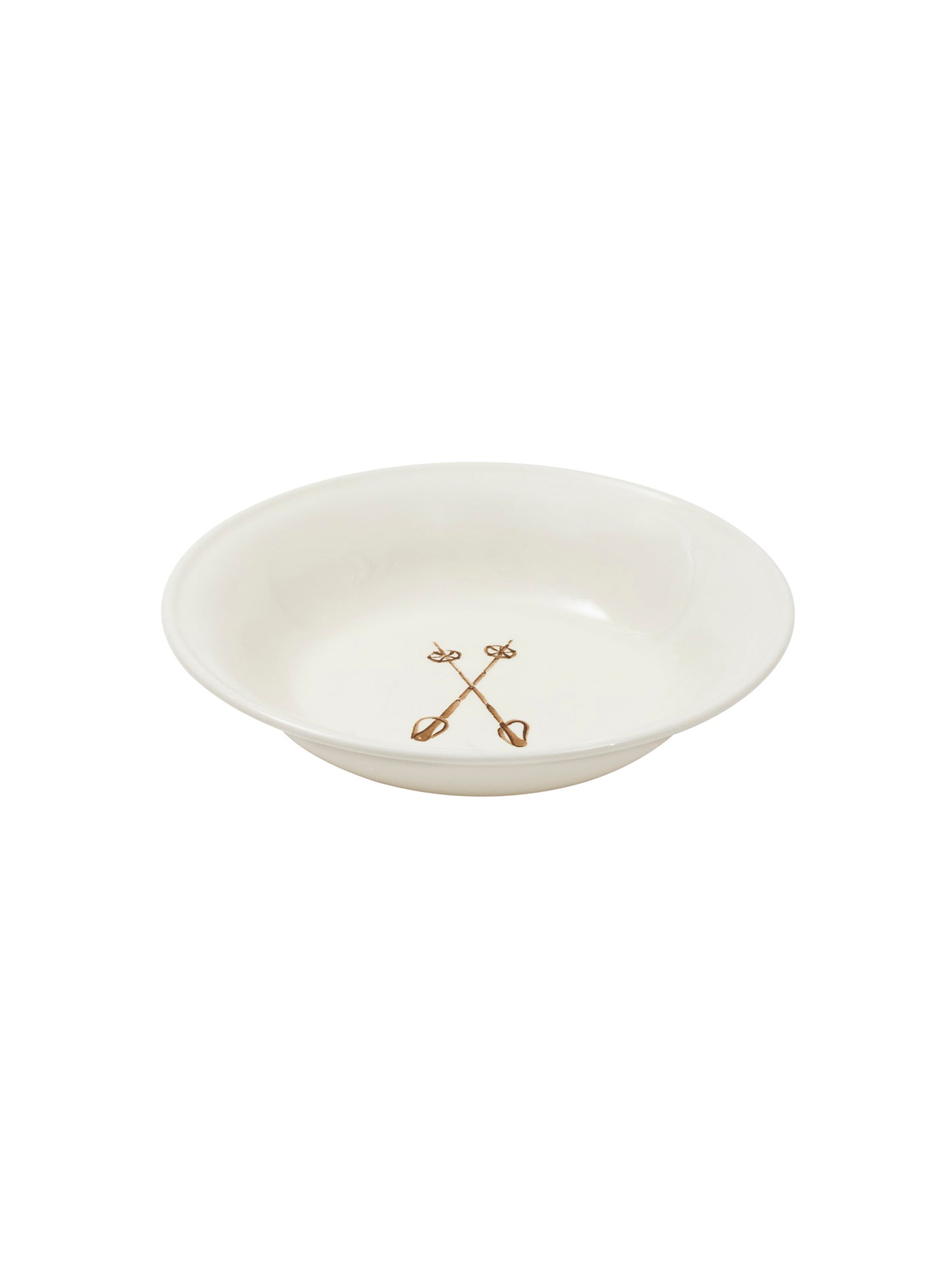 Chehoma Acentielle Ski Pasta and Soup Plate Ski Poles Weston Table
