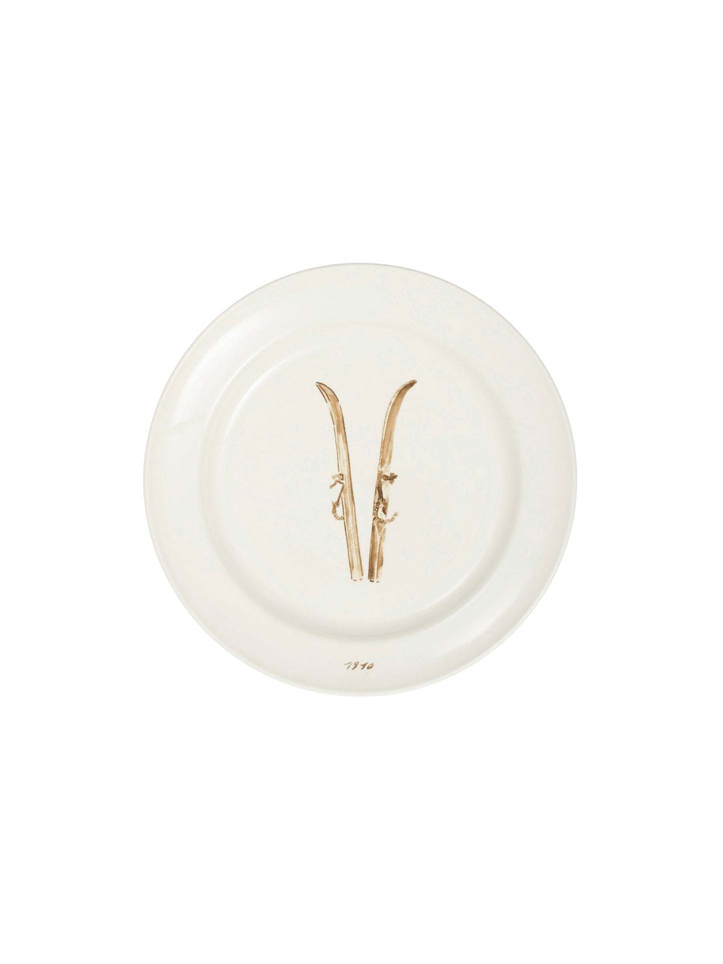 Chehoma Acentielle Ski Salad Plate Skis Weston Table