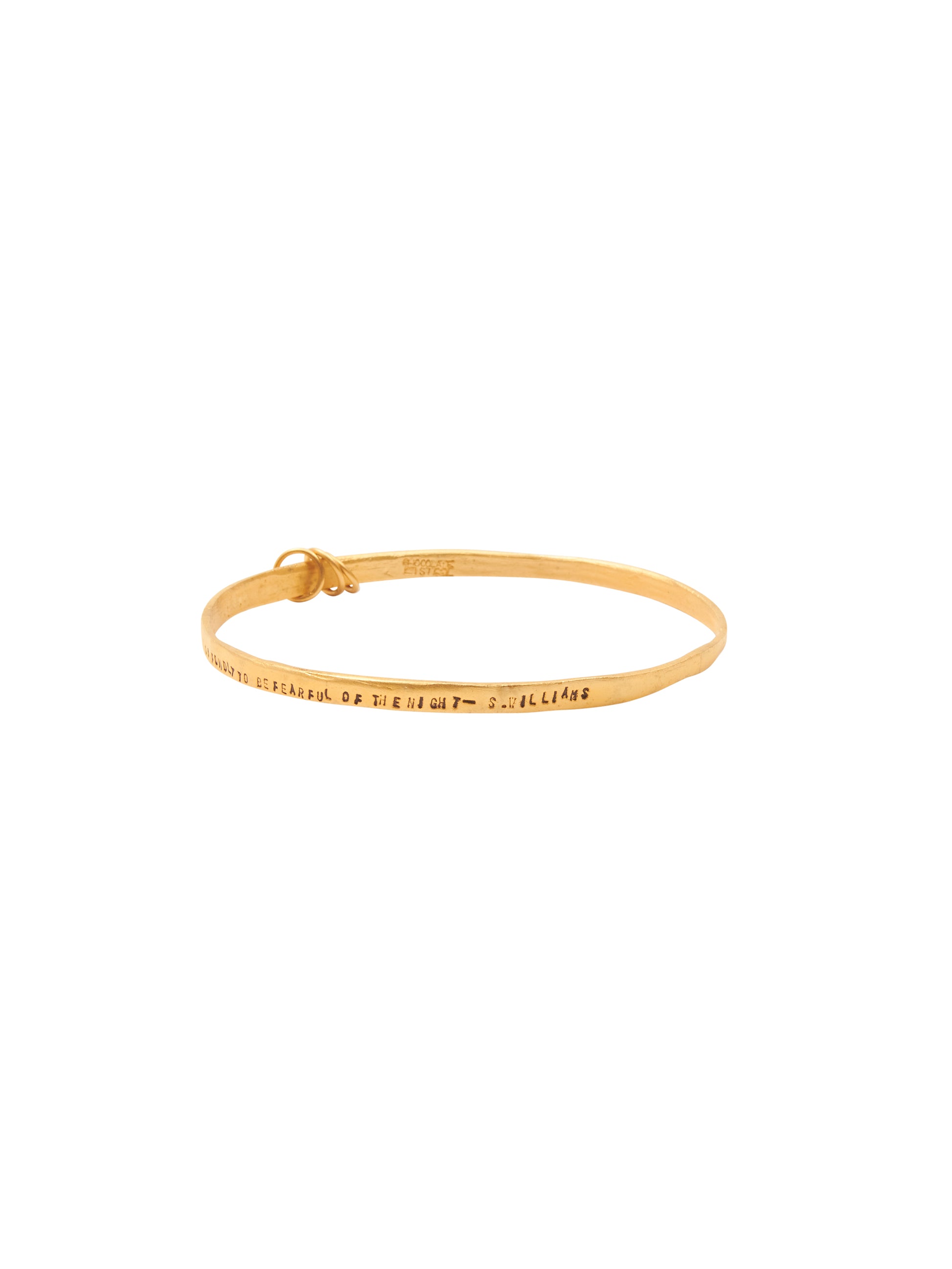 Chocolate & Steel Three Ring Bangles Loved the Stars Gold Small Weston Table
