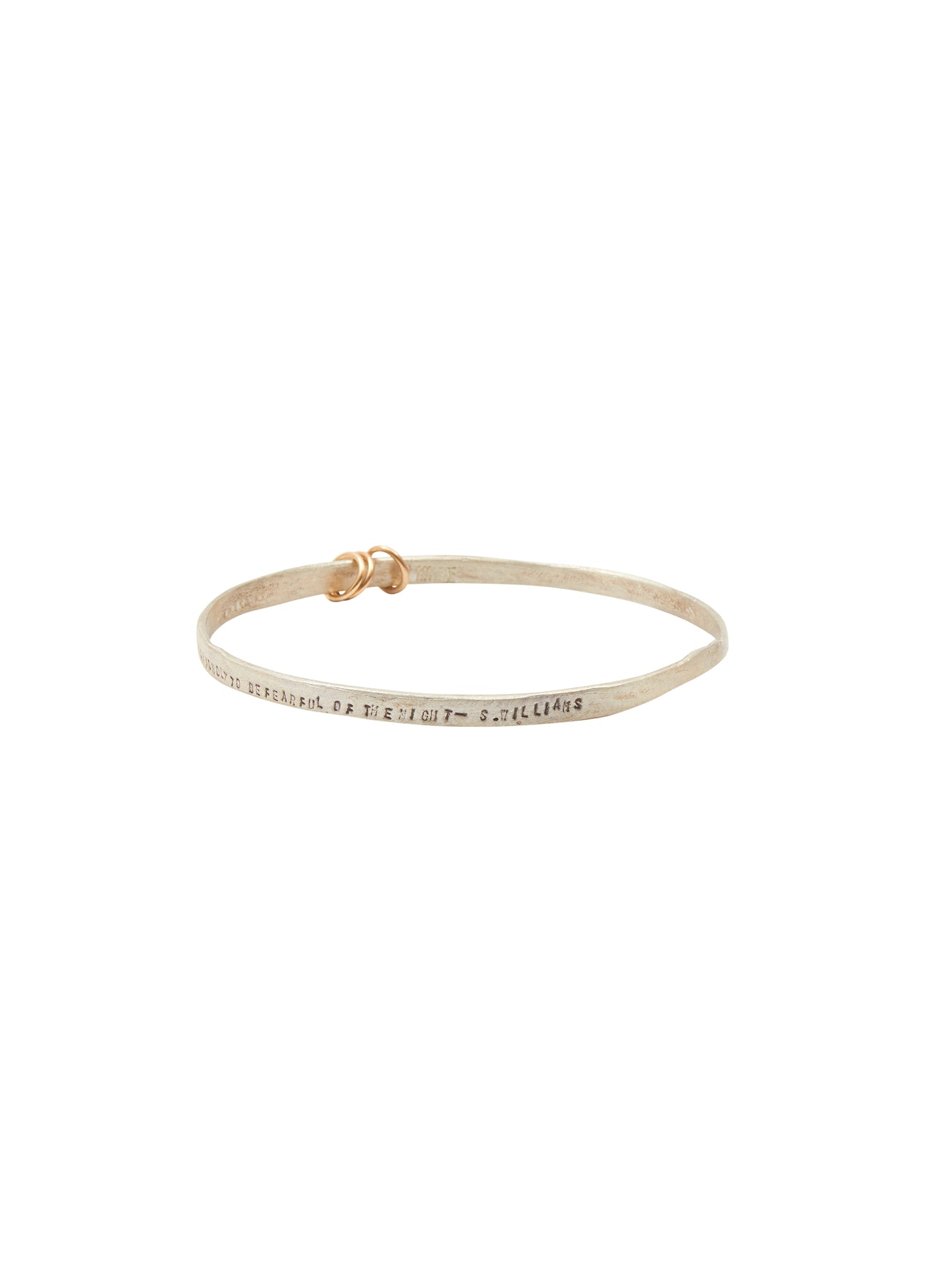 Chocolate & Steel Three Ring Bangles Loved the Stars Silver Small Weston Table