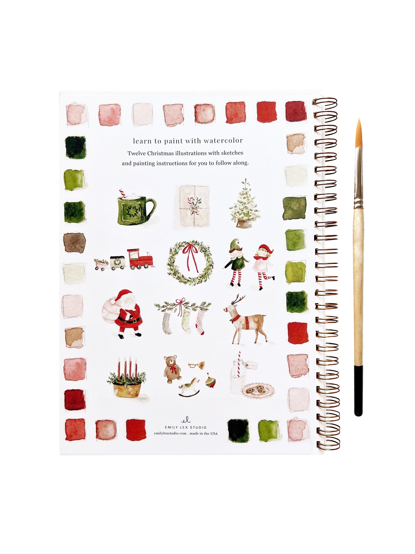 Christmas Watercolor Gift Set Weston Table