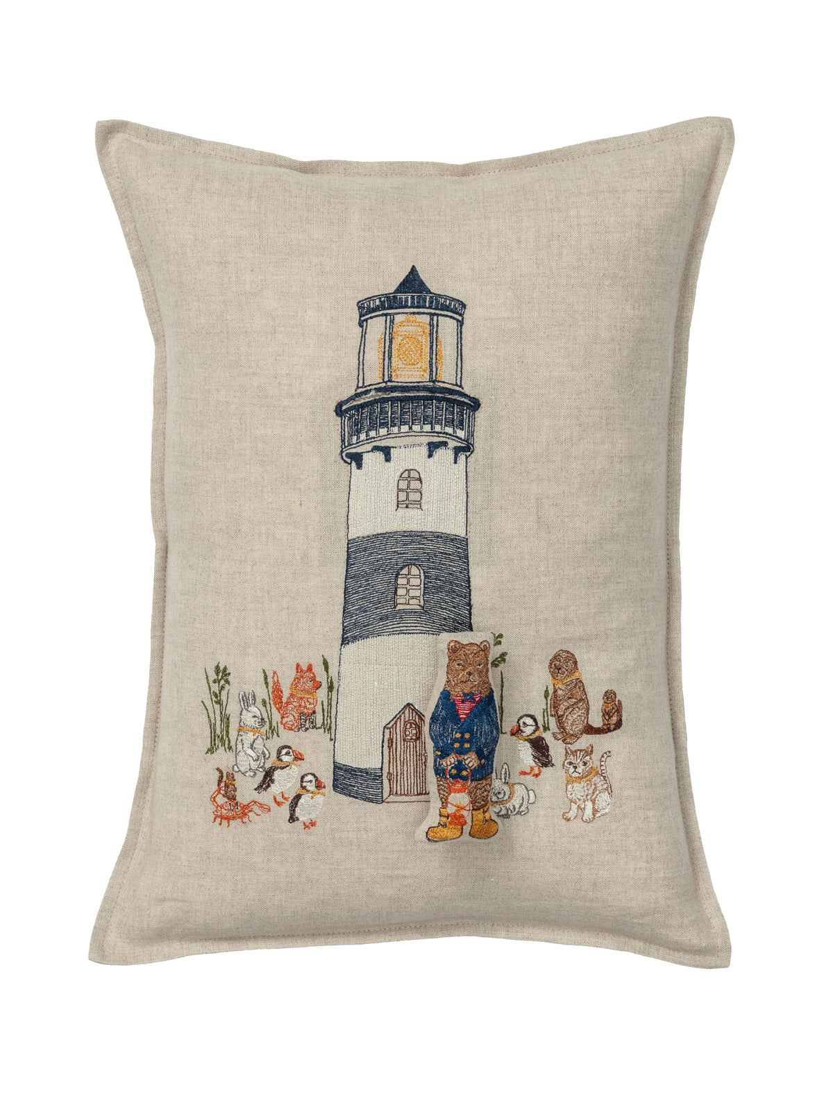 Coral & Tusk Lighthouse Friends Pocket Pillow Weston Table