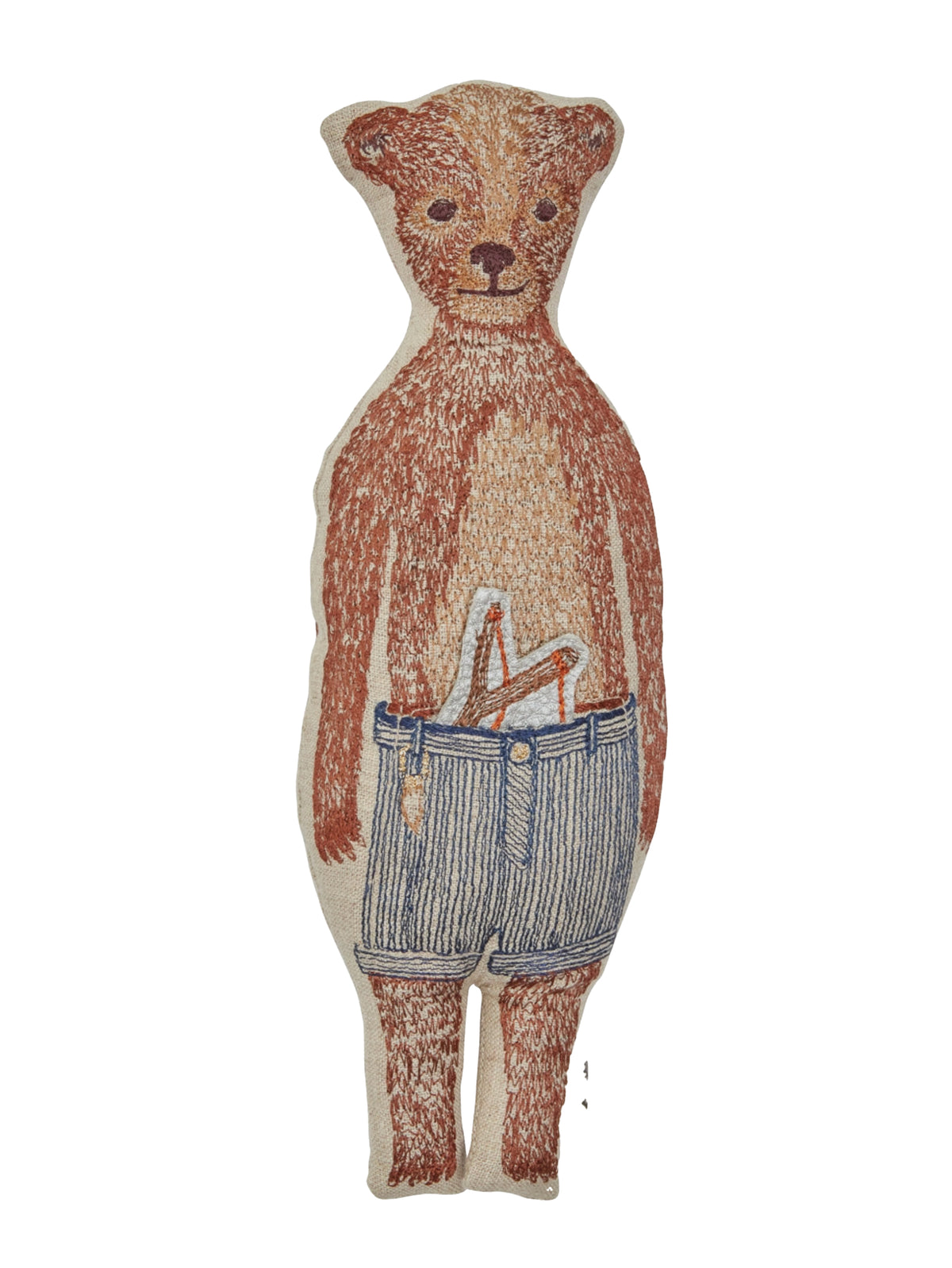Coral & Tusk Bear Pocket Doll Weston Table