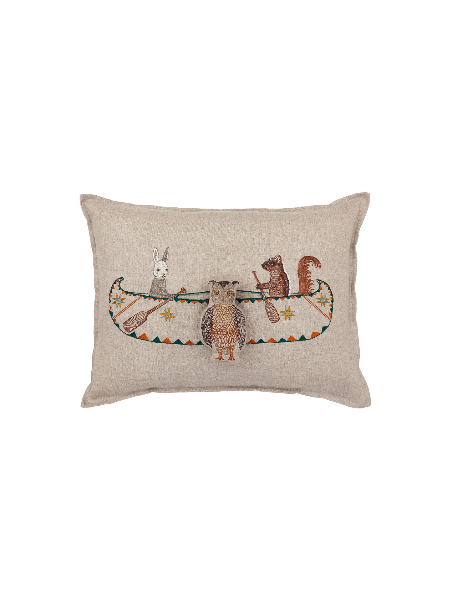 Coral and Tusk Friends Canoe Pocket Pillow Weston Table