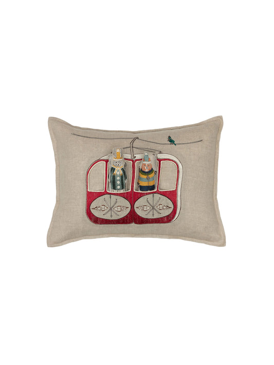 Coral & Tusk Gondola Ski Lift Pocket Pillow Weston Table