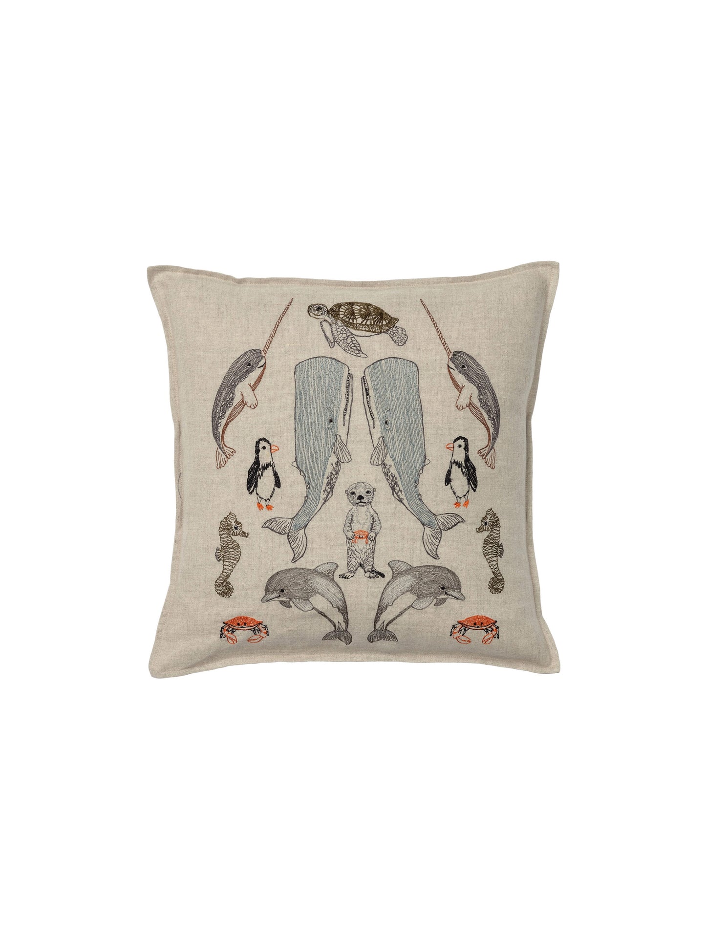 Coral and Tusk Sea Friends Pillow Weston Table