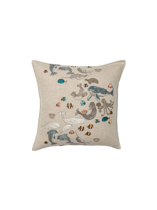 Coral & Tusk Swim Team Pillow Weston Table