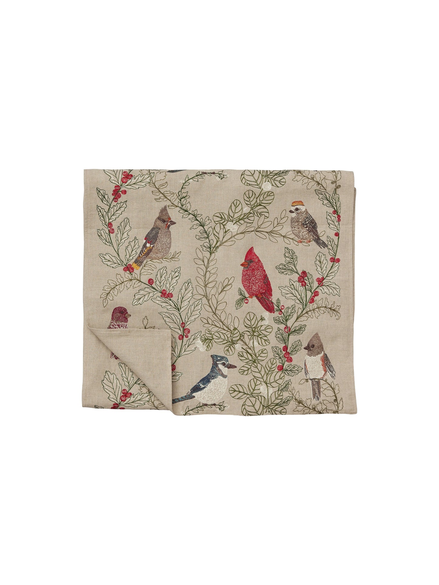 Coral & Tusk Winter Birds Table Runner Weston Table