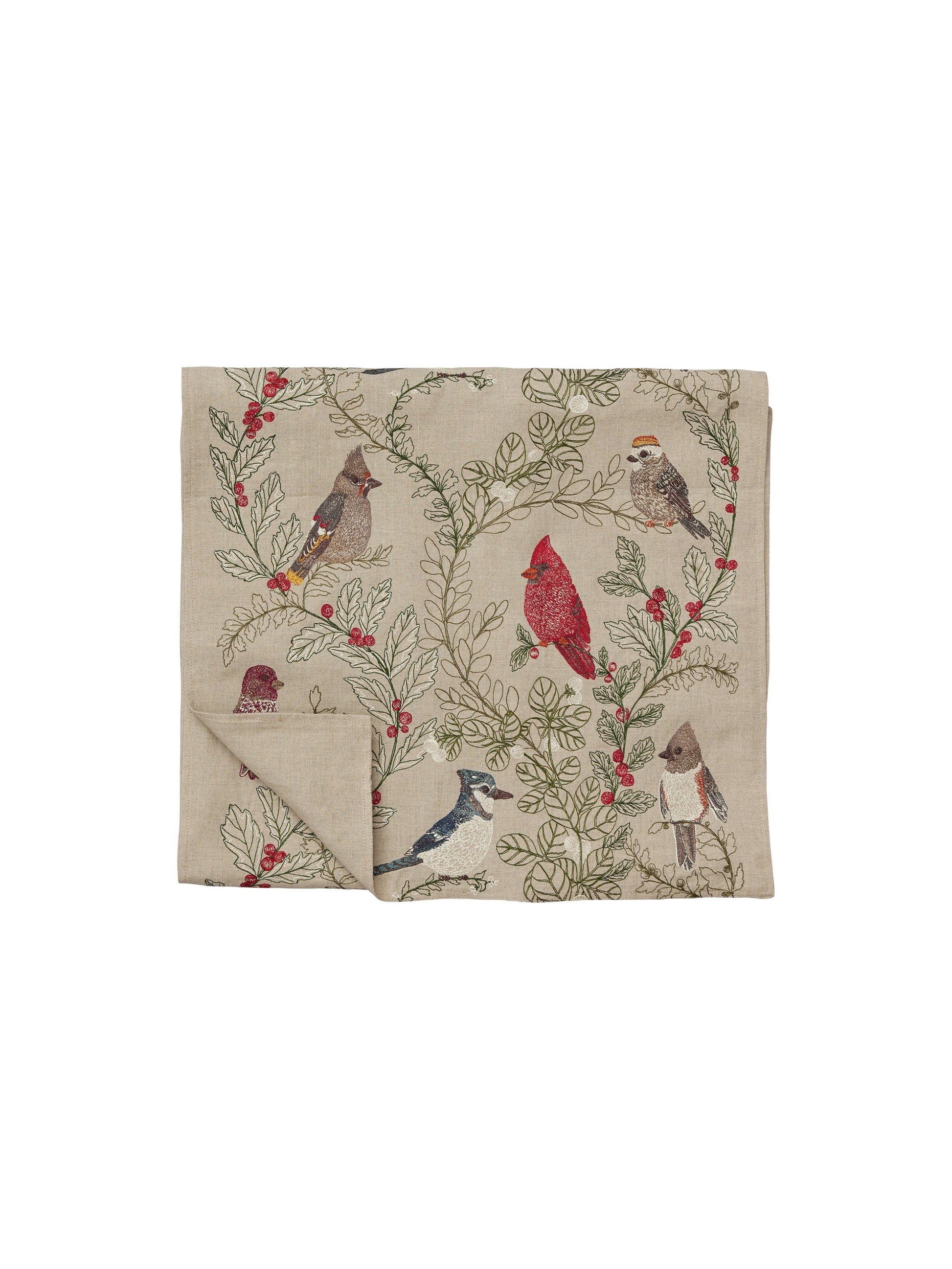 Coral & Tusk Winter Birds Table Runner Weston Table