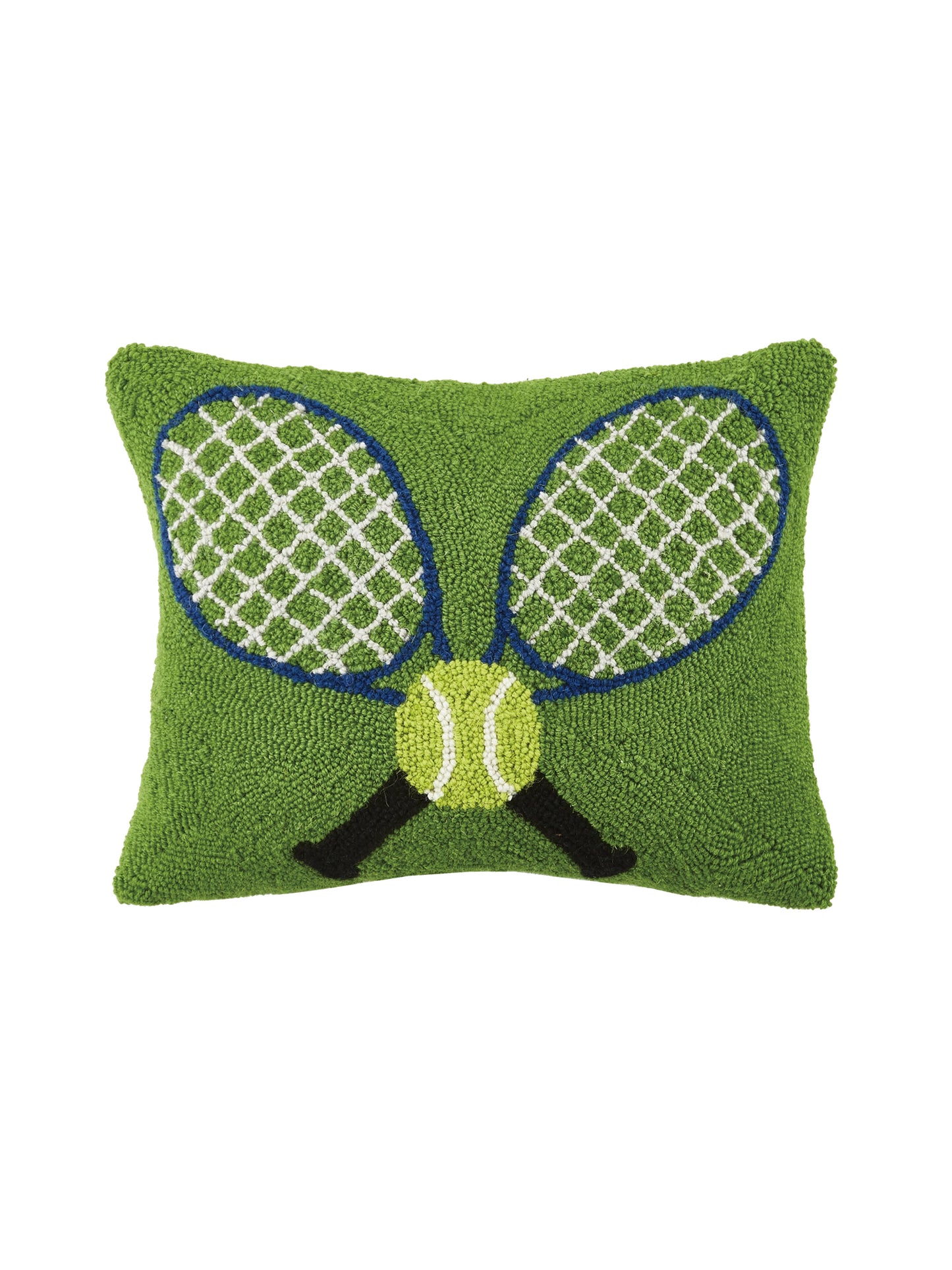 Crossed Tennis Racquets Hook Pillow Weston Table